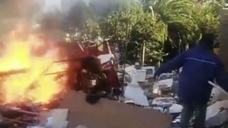 Explosión en Country de Chascomús
