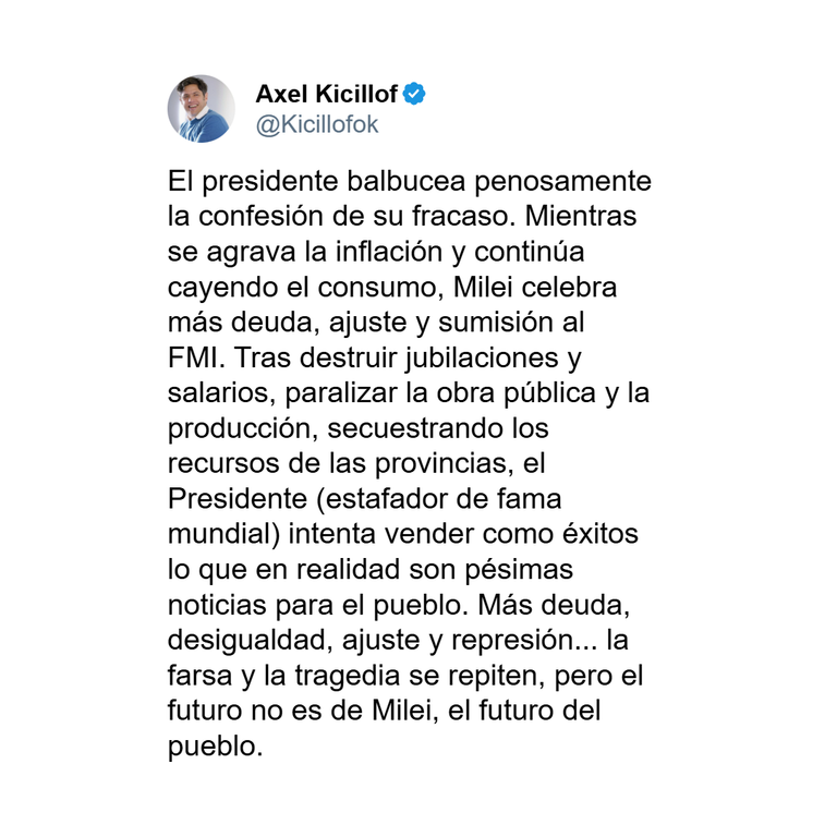 Repercusiones en redes de los anuncios económicos.