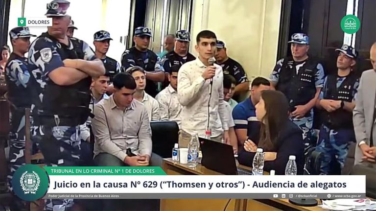 Alegatos por el juicio de Báez Sosa segundo día