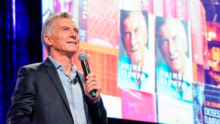 Mauricio Macri en la presentación de
