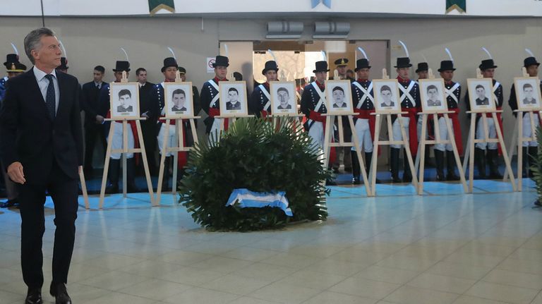 Macri, en el acto homenaje.