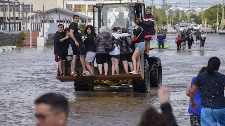 Temporal en Bahía Blanca
