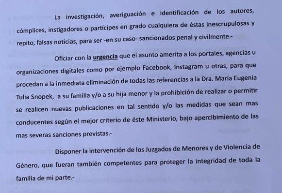 denuncia morales snopek tekis