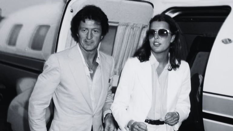Carolina de Mónaco y Philippe Junot