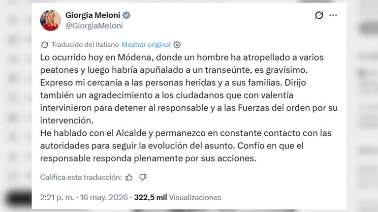 Posteo Meloni