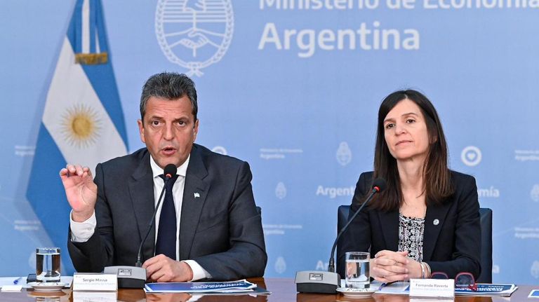 Sergio Massa y Fernanda Raverta