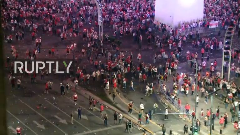 violencia obelisco superclasico