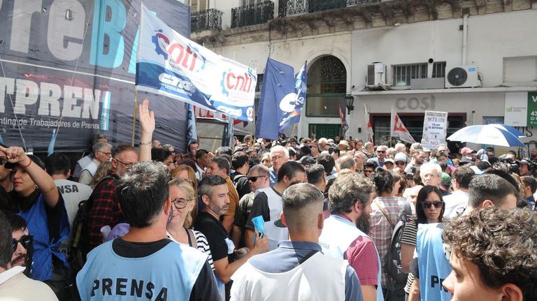 Asamblea de trabajadores de la Agencia Telam