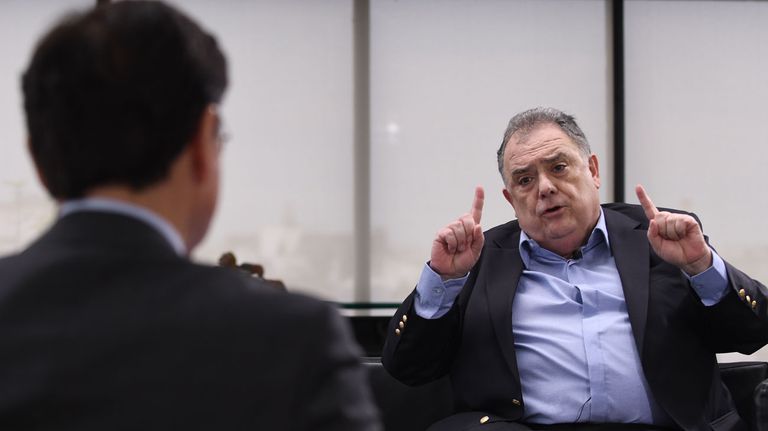 Eduardo Valdés, en la entrevista con Jorge Fontevecchia.