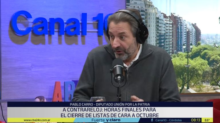 Pablo Carro en TV