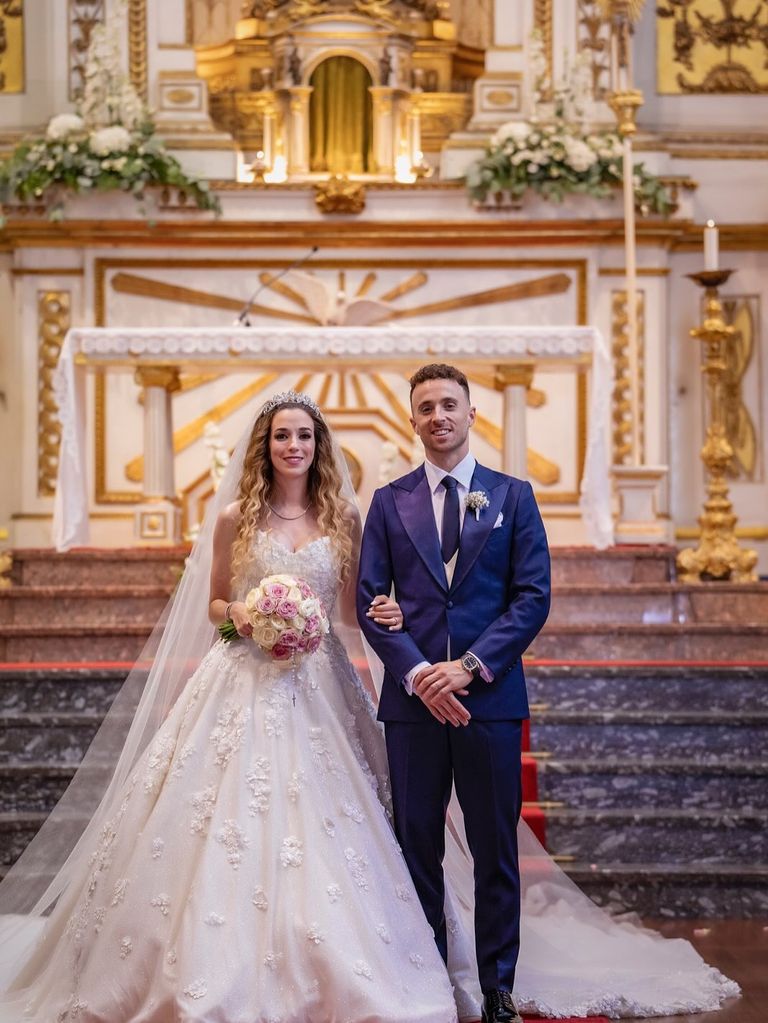 Diogo Jota en su boda