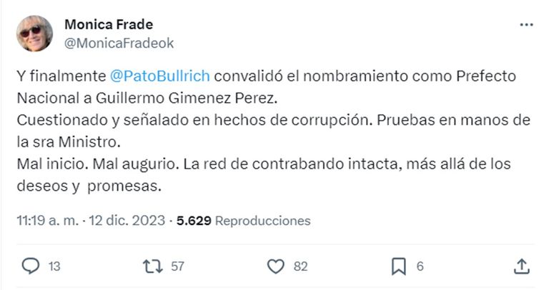 Posteo Mónica Frade