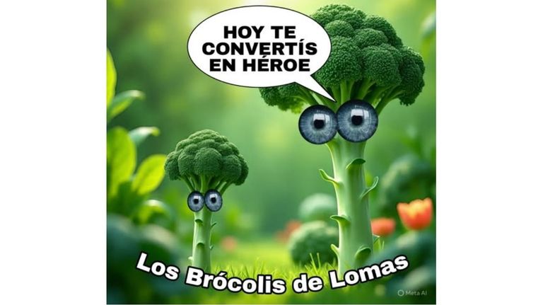 Meme del brócoli contra Milei