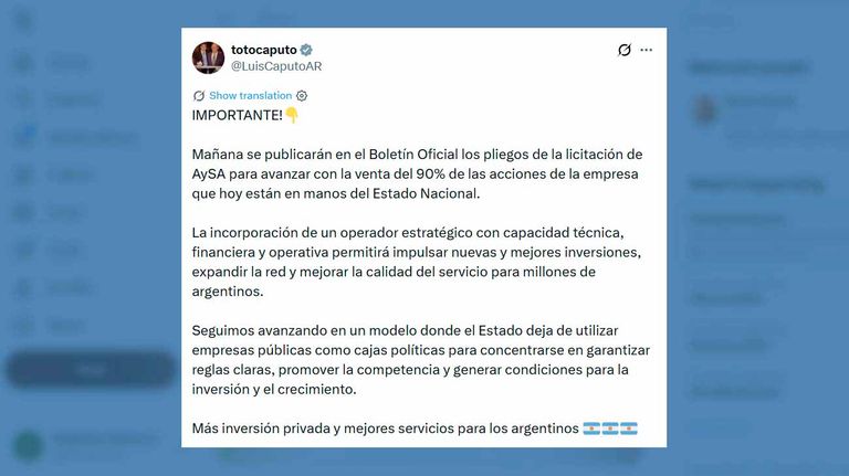 X Luis Caputo 14052026