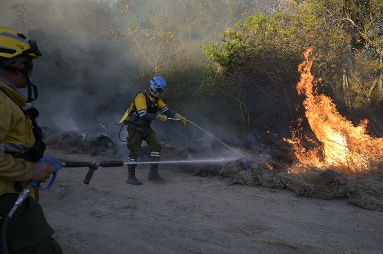 Incendios en Corrientes afp