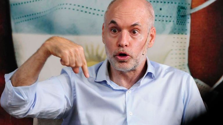 Horacio Rodríguez Larreta, en la entrevista con Jorge Fontevecchia.