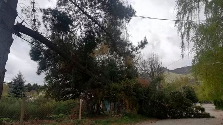 fuerte temporal de viento en el sur 20211025