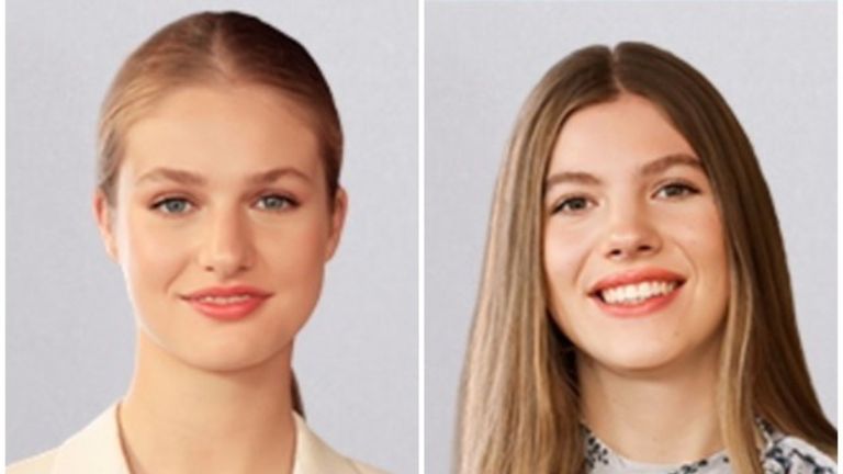 Princesa Leonor e Infanta Sofía: Dos nuevos retratos oficiales que publicó sorpresivamente la casa real española