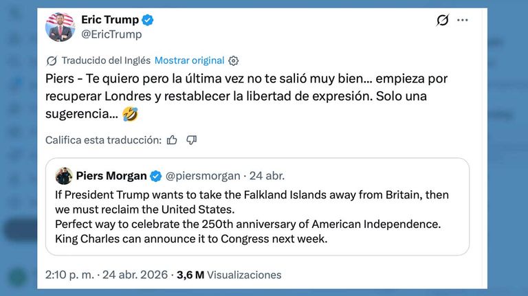 X Eric Trump 27042026