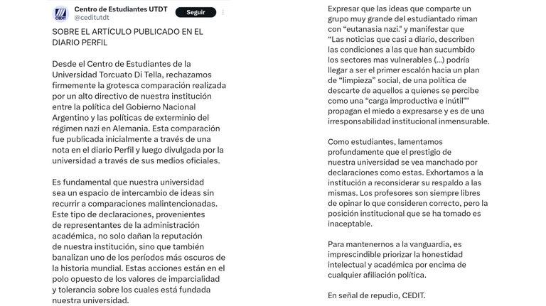 Respuesta a la columna