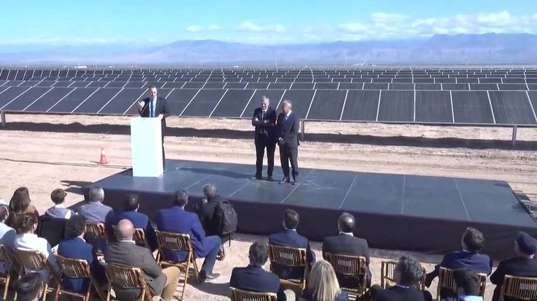 Manuel Adorni - YPF- Parque Solar El Quemado 14052026