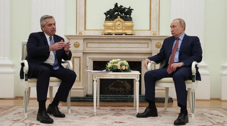 Alberto Fernández Vladimir Putin