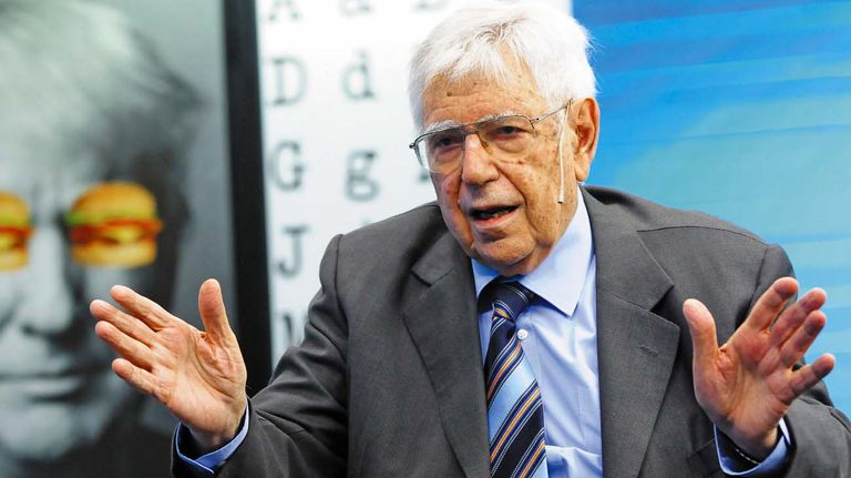 Luis Chiozza, en la entrevista con Jorge Fontevecchia.