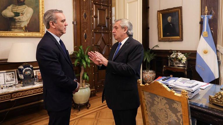 Alberto Fernández y Luis Abinader 20220309