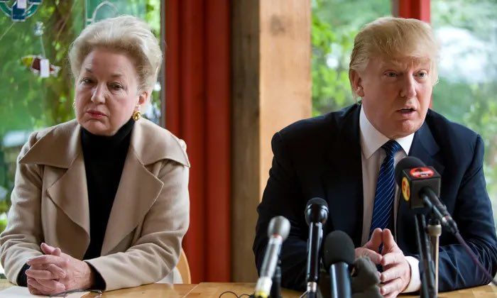 Murió Maryanne Trump Barry, la hermana mayor de Donald Trump