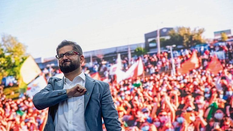 Gabriel Boric al cerrar la campaña