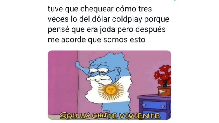 Memes Dólar Coldplay