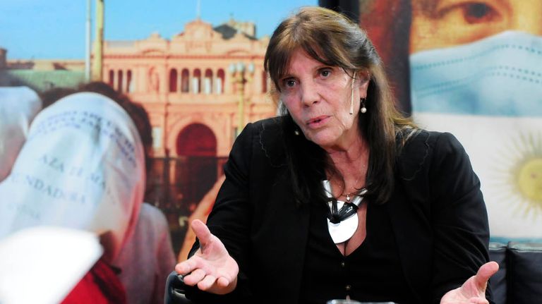 María Teresa García, en la entrevista con Jorge Fontevecchia.