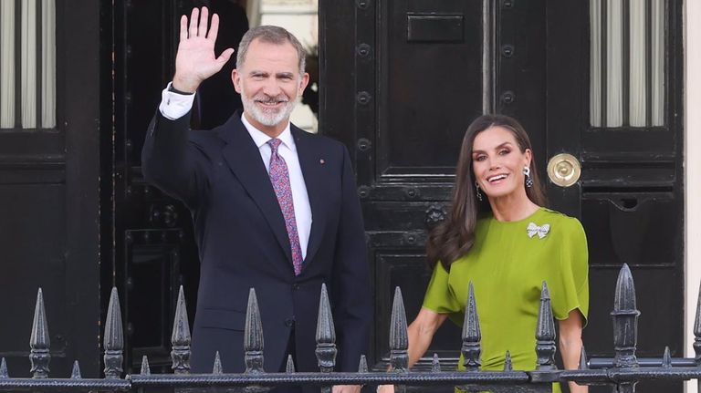 Felipe y Letizia en Londres.
