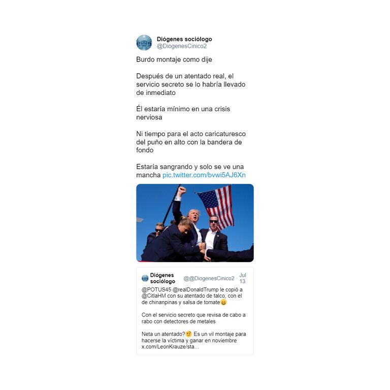 Mensajes en redes que consideran