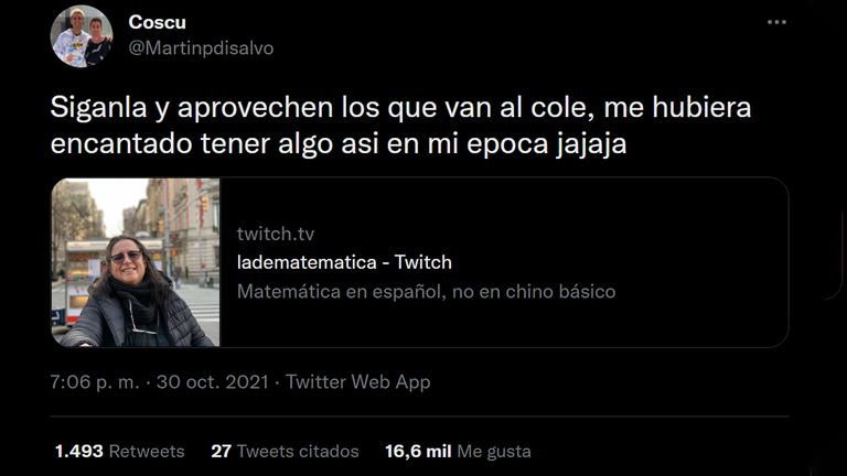 La profesora de los 83 mil alumnos