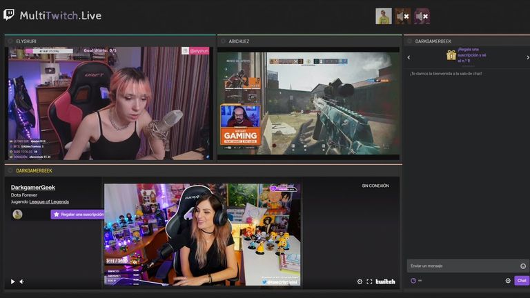 ¿Cómo puedo hacer para ver varios streams de Twitch al mismo tiempo?