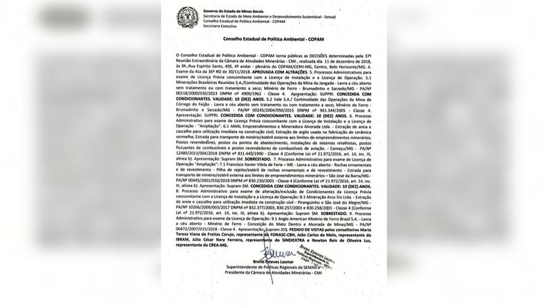 20190129 Colapso represa Brasil1