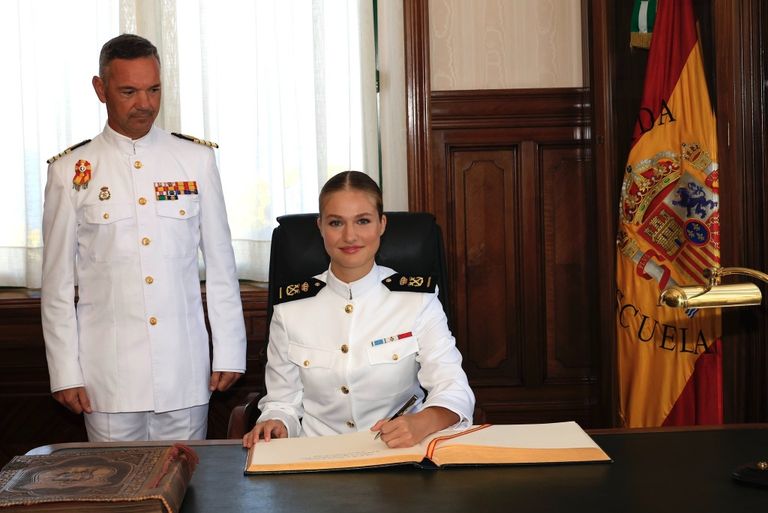 La Princesa Leonor ingresó en la Escuela Naval