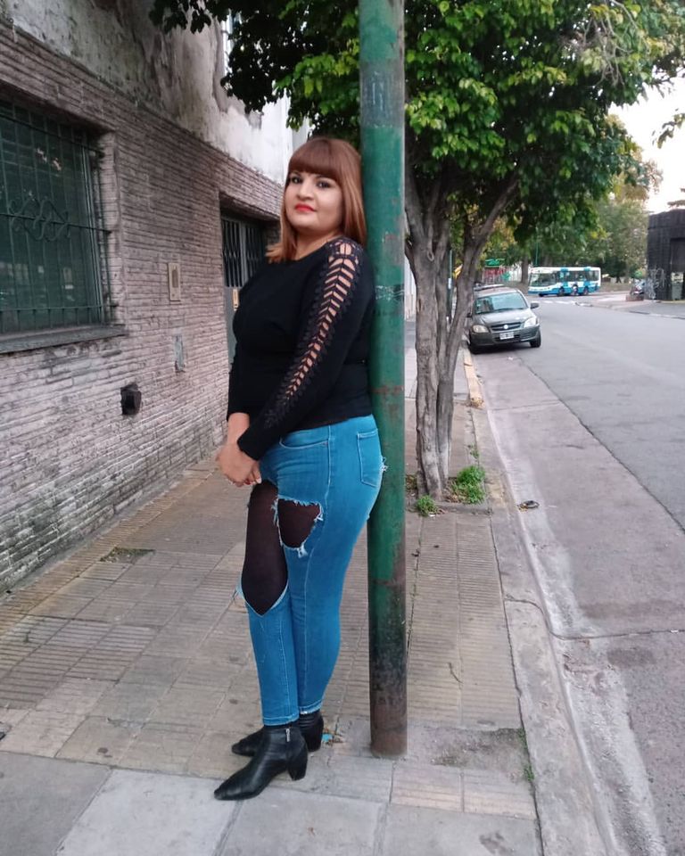 Georgina Orellano en el día internacional de las trabajadoras sexuales
