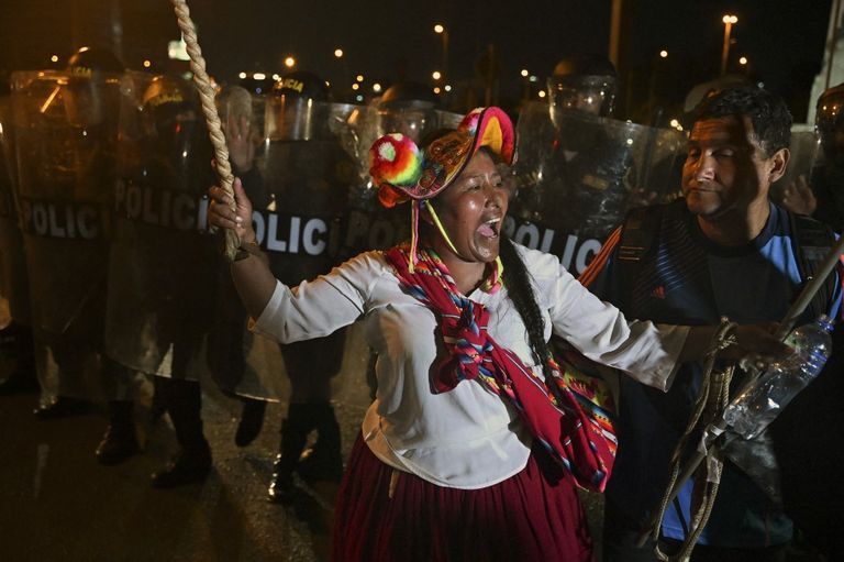 Protestas en Perú