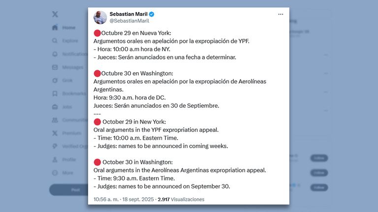 Plazos de litigio YPF y AA. 19092025