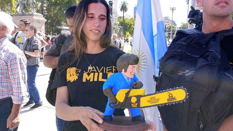 Perlitas asunción Javier Milei
