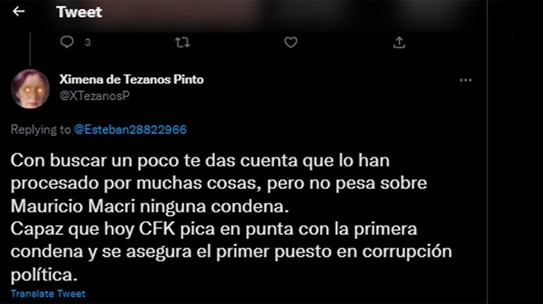 Tezanos Pinto tweet 20221206
