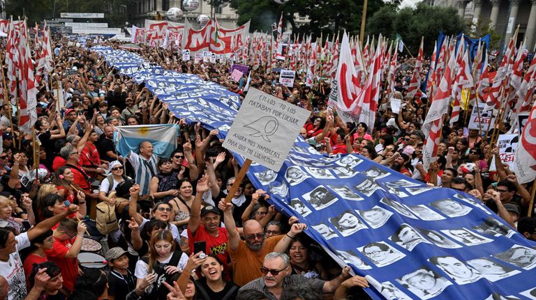 Marcha 24M memoria, verdad y justicia 20250324