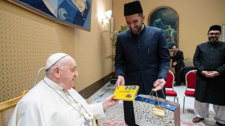 Marwan Gill visita al Papa Francisco 20240220