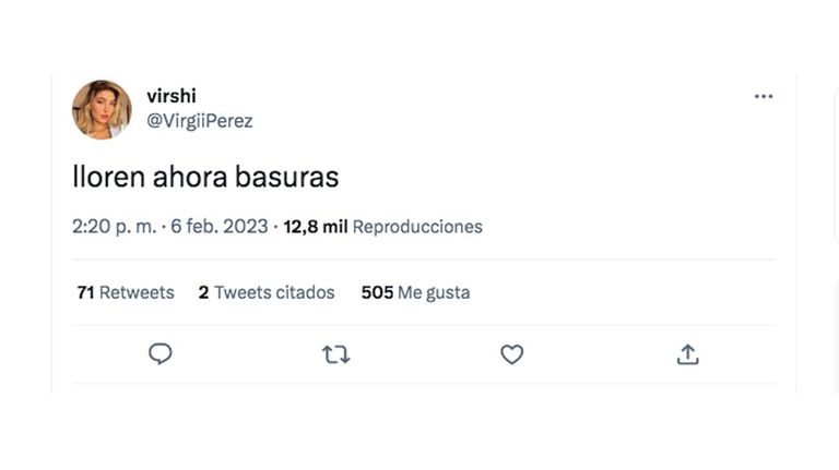 Mensajes de Twitter