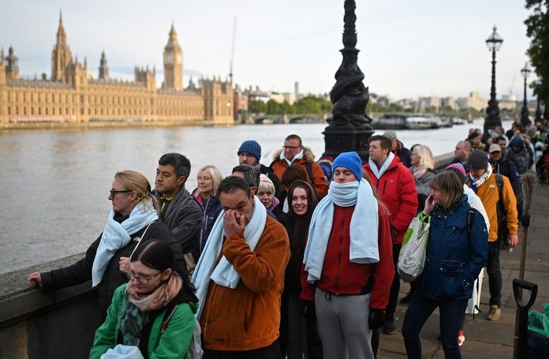 westminster hall funeral reina Isabel II