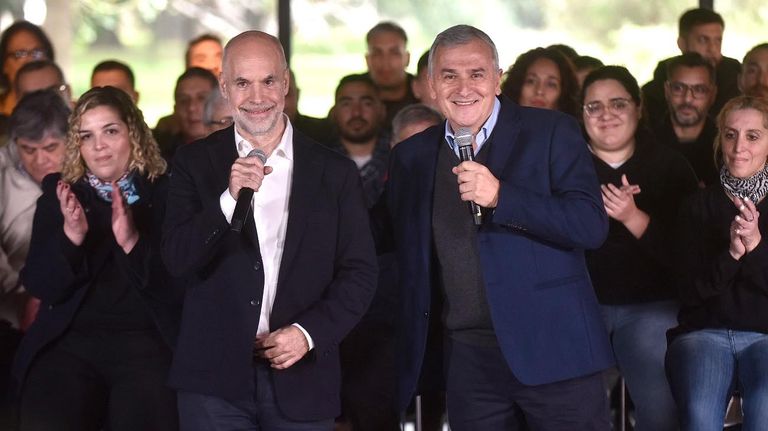 Horacio Rodríguez Larreta y Gerardo Morales