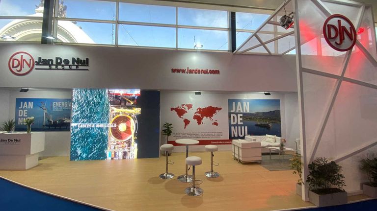 Stand de Jan de Nul en Oil & Gas 2023