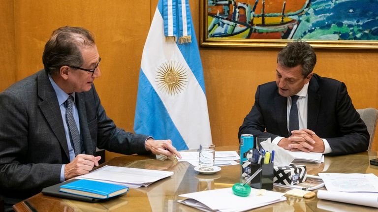 Sergio Massa y Miguel Ángel Pesce